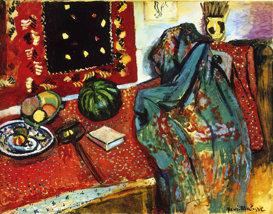Henri Matisse Original Lithographs: A Collector's Guide to Authenticity and Value - STILL LIFE WITH A RED RUG 1906 by Henri Matisse