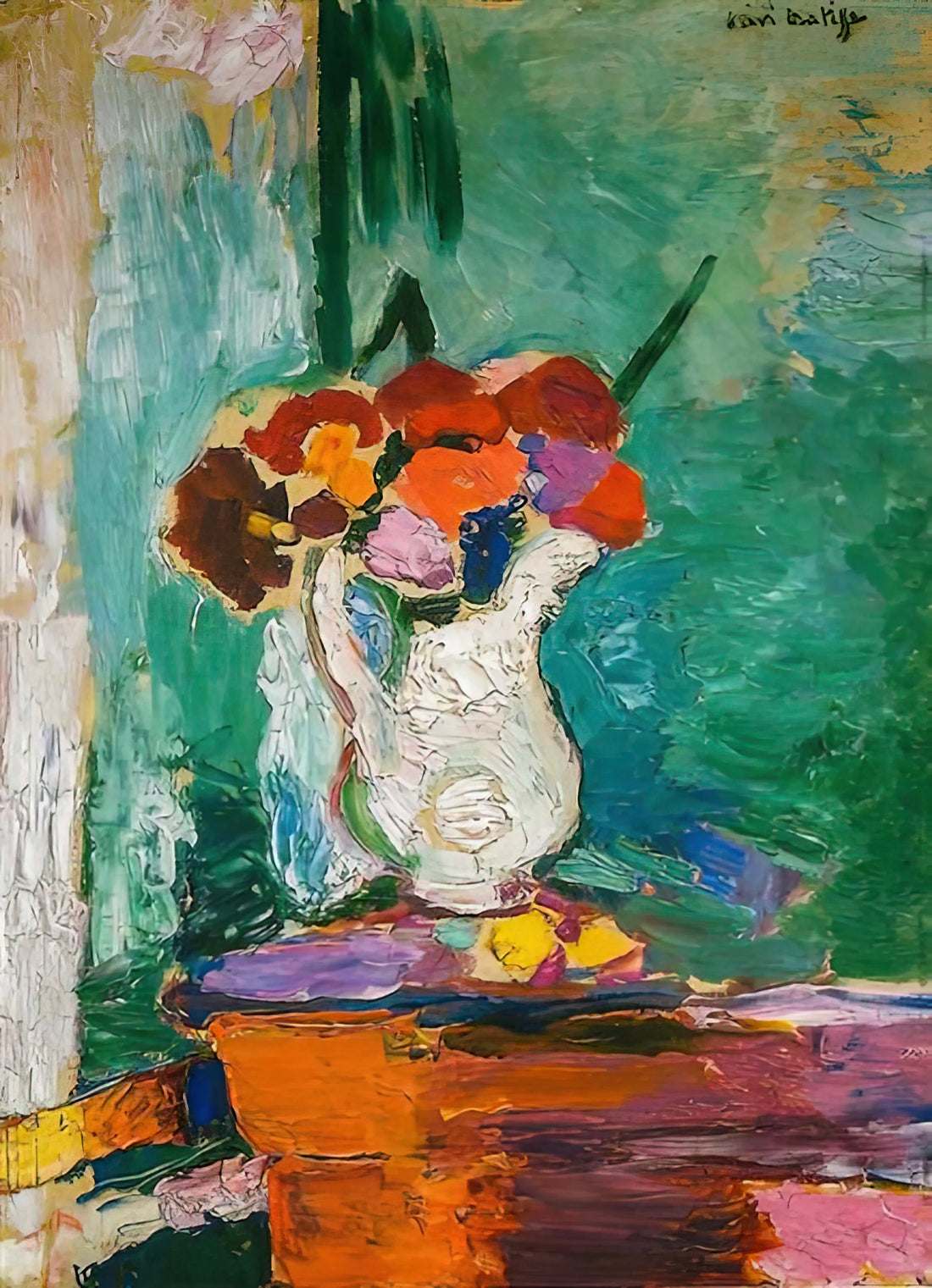 Henri Matisse Paintings at MoMA: A Curator's Guide to the Collection - FLOWERS 1907 by Henri Matisse