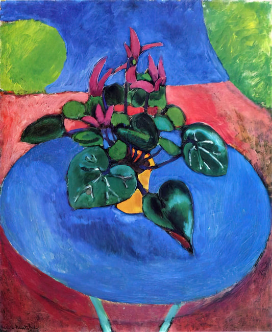 Henri Matisse Pink Studio: A Masterpiece of Color and Form - CYCLAMEN POURPRE 1912 by Henri Matisse