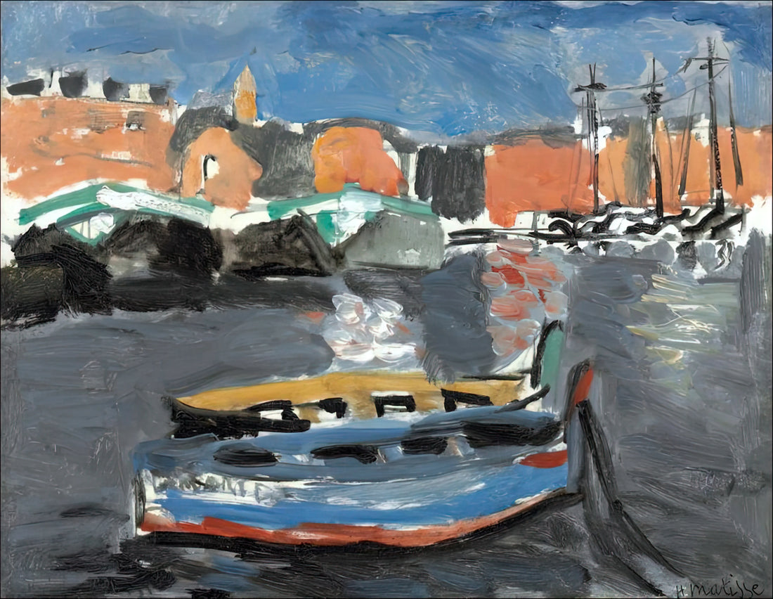 Henri Matisse Pink: The Revolutionary Color That Defined Modern Art - PORT DE MARSEILLE 1917 by Henri Matisse