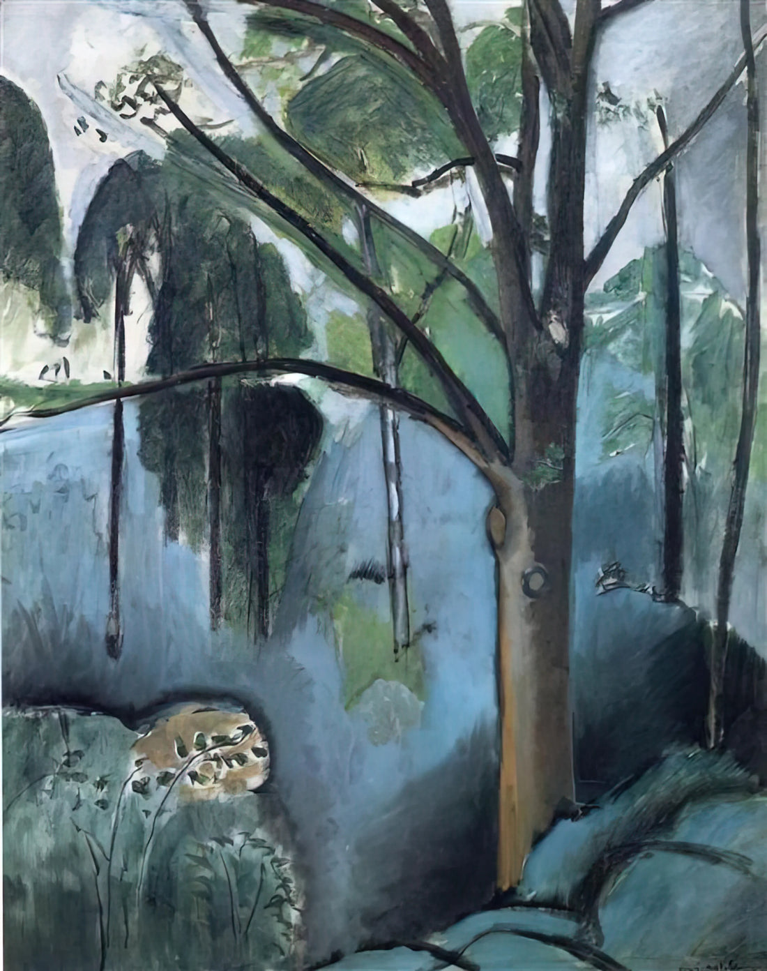 Henri Matisse Posters: A Curator's Guide to Iconic Modern Art Prints - TRIVAUX POND 1917 by Henri Matisse