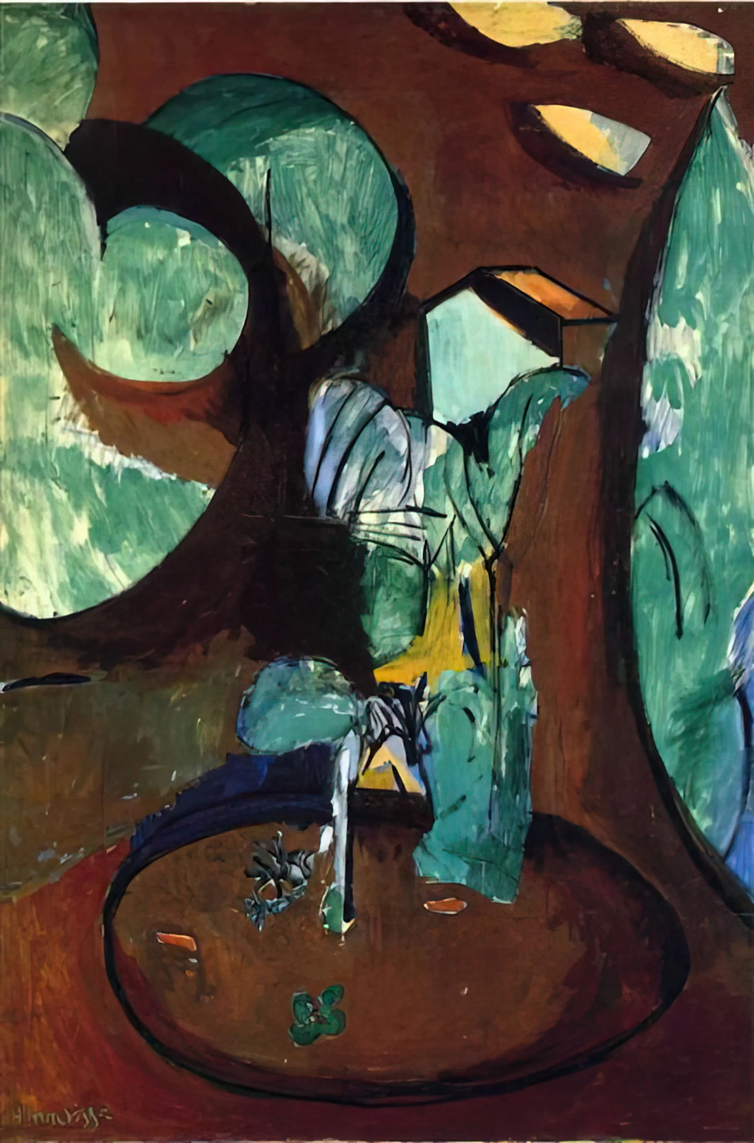 Henri Matisse Tree Print: A Collector's Guide to Fauvist Masterpieces - GARDEN AT ISSY by Henri Matisse