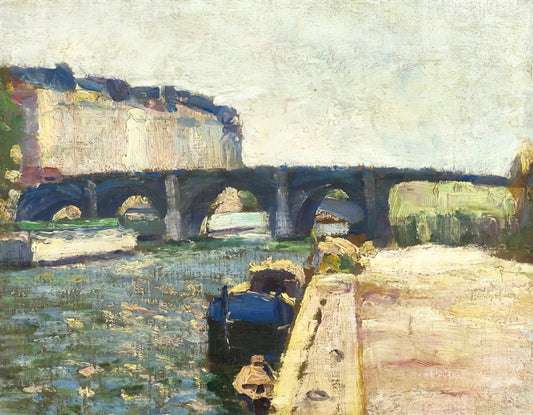 Henri Matisse Yellow: The Master's Radiant Palette and Its Transformative Power - PONT DE SEINE 1897 by Henri Matisse