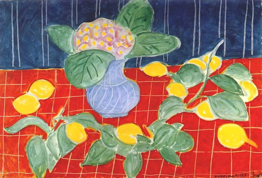 Henri Matisse on Etsy: A Collector's Guide to Authentic Art Prints - LEMONS AND SAXIFRAGES 1943 by Henri Matisse