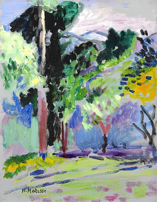 Henri Matisse: A Retrospective at MoMA — A Definitive Guide to the Master's Legacy - PAYSAGE A COLLIOURE 1905 by Henri Matisse