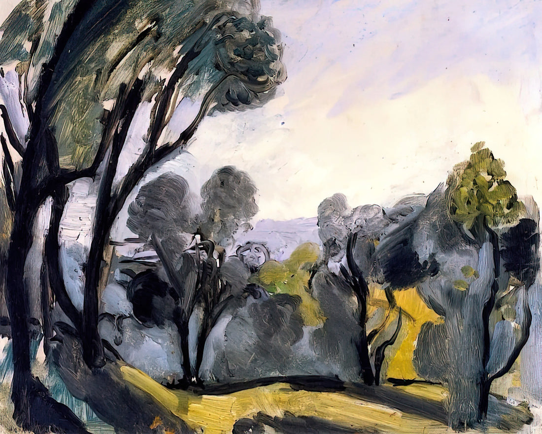 Henri Matisse: The Revolutionary Master of Color and Form - LANDSCAPE WITH OLIVE TREES 1918 by Henri Matisse