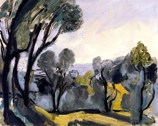 Henri Matisse: The Revolutionary Master of Color and Form - LANDSCAPE WITH OLIVE TREES 1918 by Henri Matisse