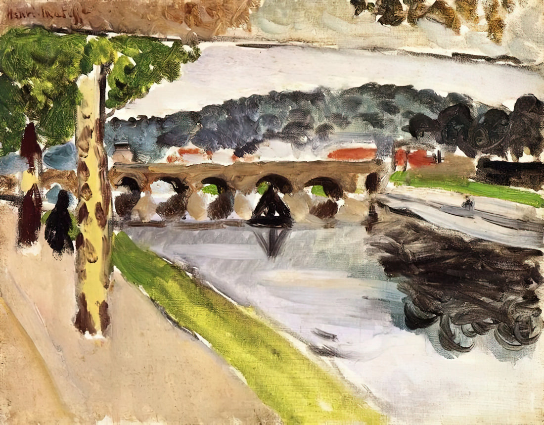 Henri Matisse's 'The Moroccans': A Masterpiece of Modernist Synthesis - PARADE PLATANES 1917 by Henri Matisse