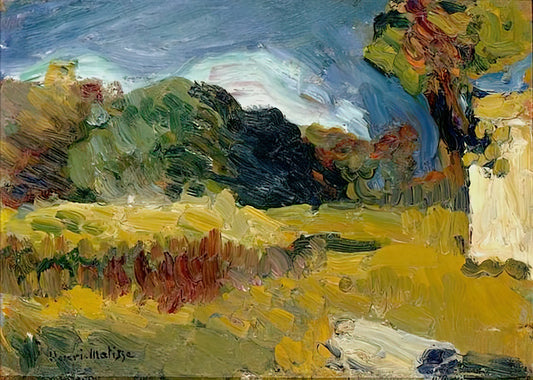 Henriette Matisse: The Overlooked Muse and Artist in Henri Matisse's Creative Universe - LANDSCAPE OF CORSICA by Henri Matisse