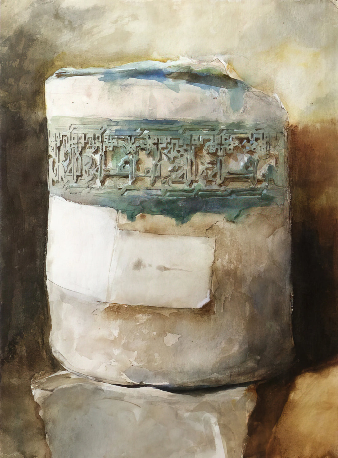 Henry James Sargent: The Forgotten Master of American Portraiture and Genre Painting - Persian Artifact with Faience Decoration by John Singer Sargent
