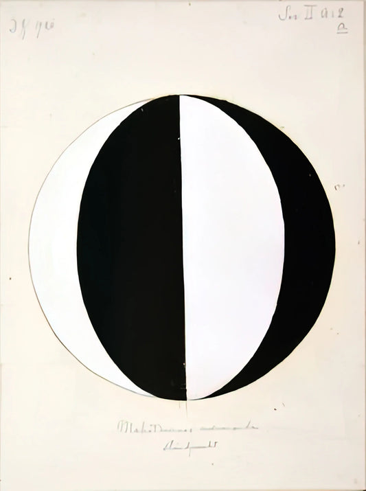 Hilma af Klint Prints: The Guggenheim Exhibition and Her Enduring Legacy - THE MAHATMAS PRESENT STANDING POINT SERIES II NO 2A 1920 by Hilma af Klint