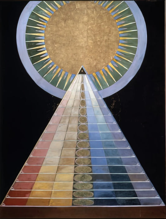 Hilma af Klint at Tate Modern: The Spiritual Pioneer Who Redefined Abstract Art - ALTAR PAINTING 1915 by Hilma af Klint