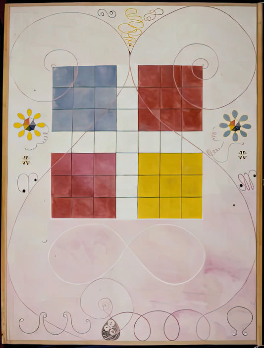 Hilma af Klint: Painting the Unseen – The Visionary Who Redefined Abstract Art - DE TIO ST RSTA N 10 ALDERDOMEN 1907 by Hilma af Klint