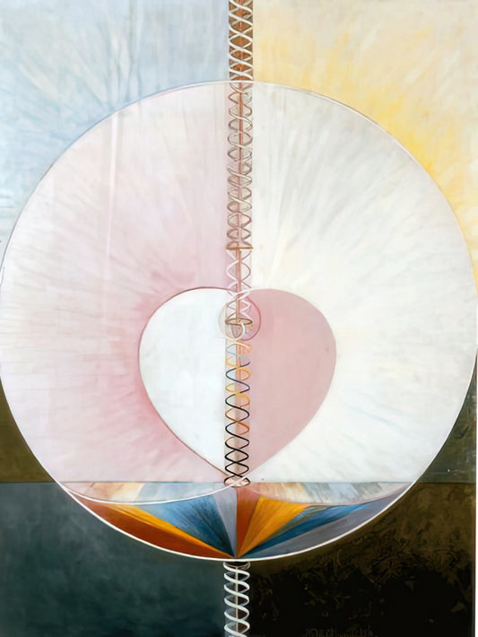 Hilma af Klint: The Pioneer of Abstraction Who Redefined Art History - WHAT A HUMAN BEING IS 1910 by Hilma af Klint