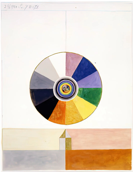 Hilma af Klint: The Visionary Artist Who Painted the Unseen Before Kandinsky - SERIES VII NO 7D 1920 by Hilma af Klint