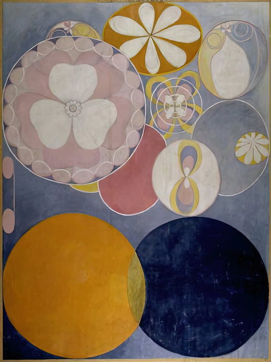 Hilma af Klint: The Visionary Pioneer of Abstract Art - DE TIO ST RSTA N 2 BARNAALDERN 1907 by Hilma af Klint
