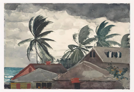 Homer Prints: A Guide to Winslow Homer's Iconic Art Reproductions - HURRICANE BAHAMAS 1898 by Winslow Homer