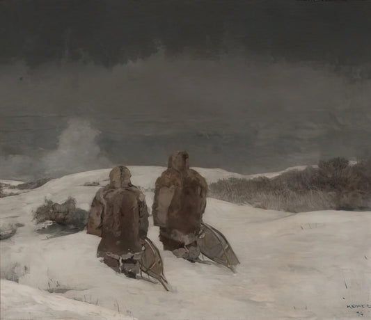 Homer Winslow Paintings for Sale: A Collector's Guide to Authentic Art Prints - BELOW ZERO by Winslow Homer