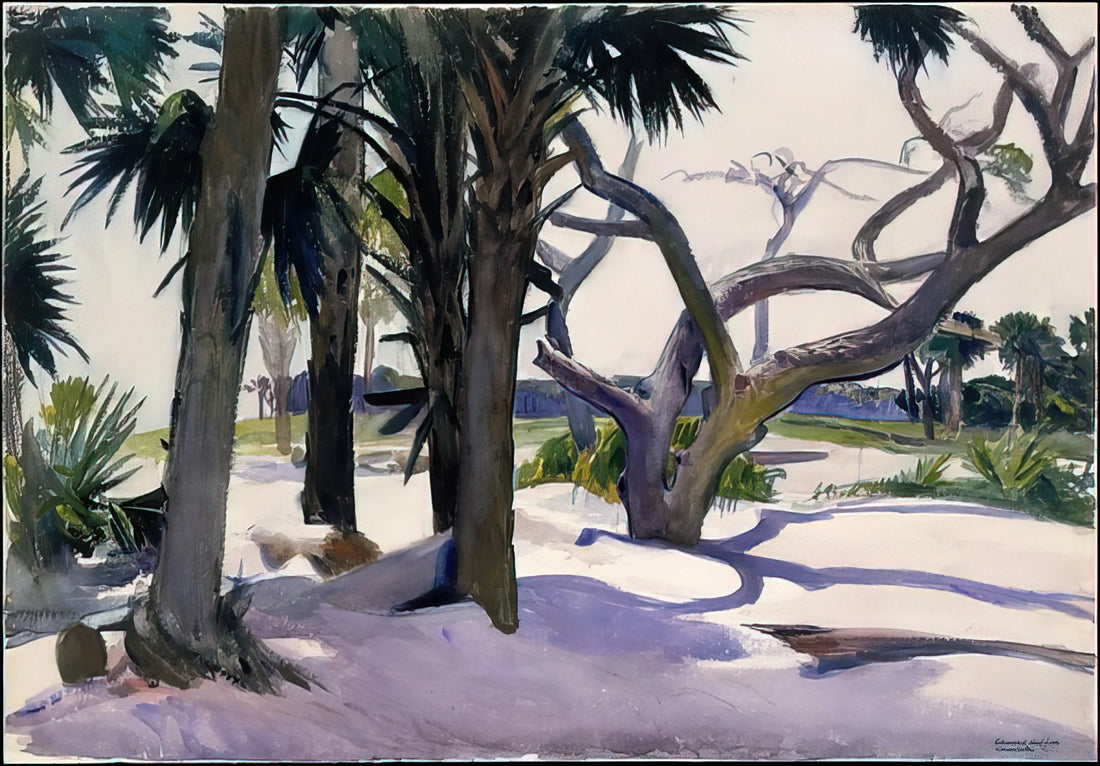 Hopper and Hockney: Contrasting Visions of American and British Modernism - Folly Beach, Charleston, South Carolina by Edward Hopper