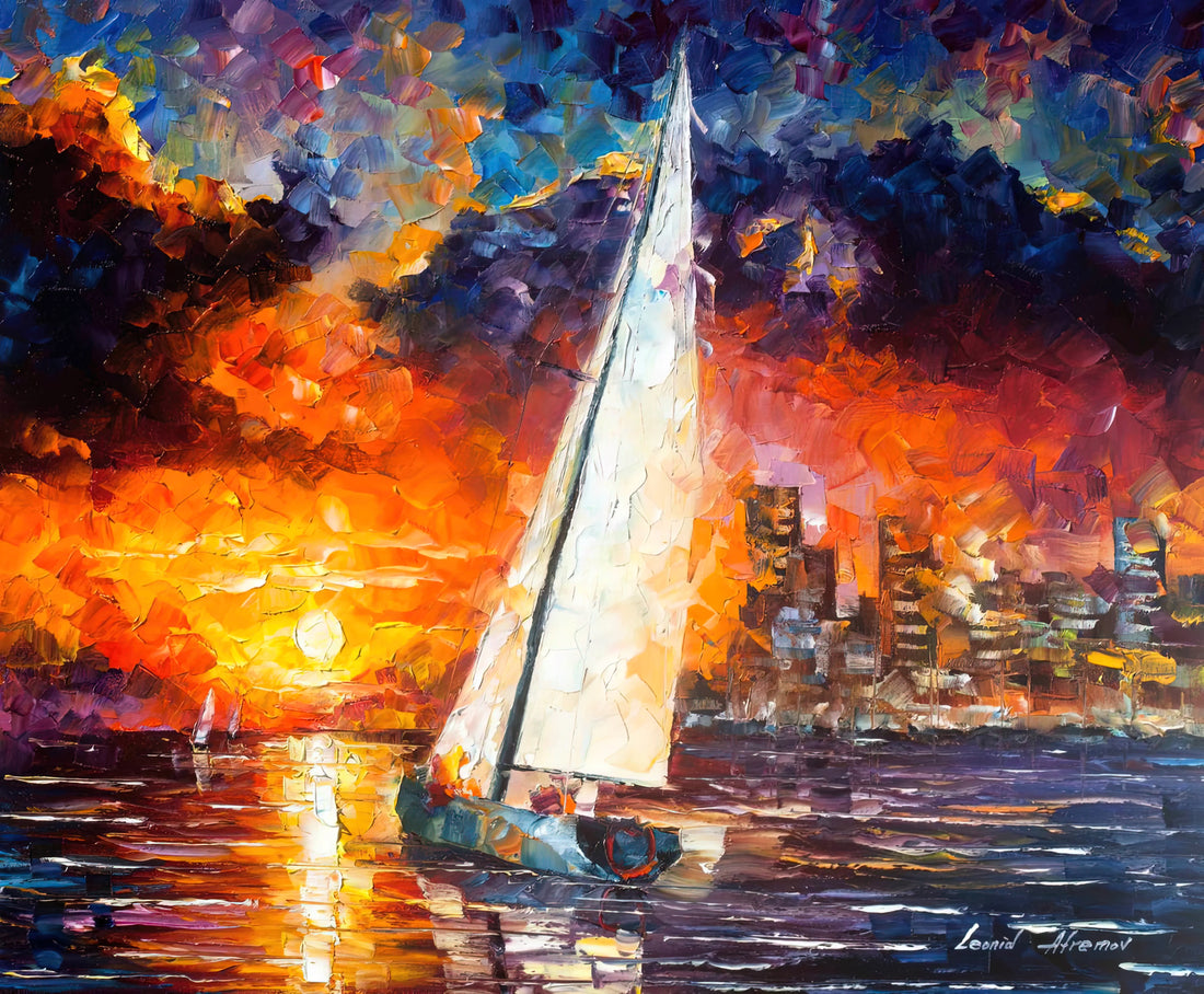 How to Paint Like Leonid Afremov: Mastering His Vibrant Palette Knife Technique - Leonid Afremov by Leonid Afremov
