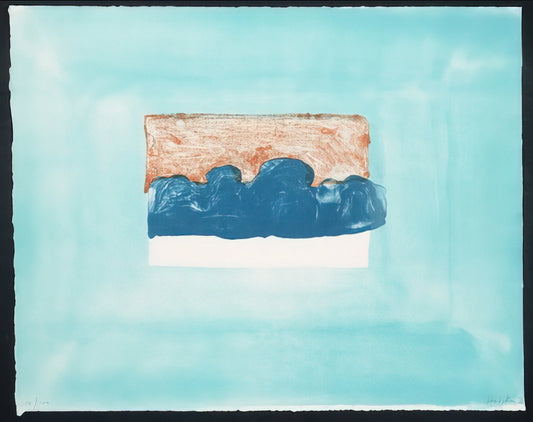 Howard Hodgkin Swimming: The Fluid Language of Memory and Emotion in Abstract Art - Untitled - 1976 by Howard Hodgkin
