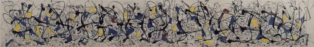 Jackson Pollock 1945: The Year That Redefined Modern Art - SUMMERTIME NUMBER 9A 1948 by Jackson Pollock