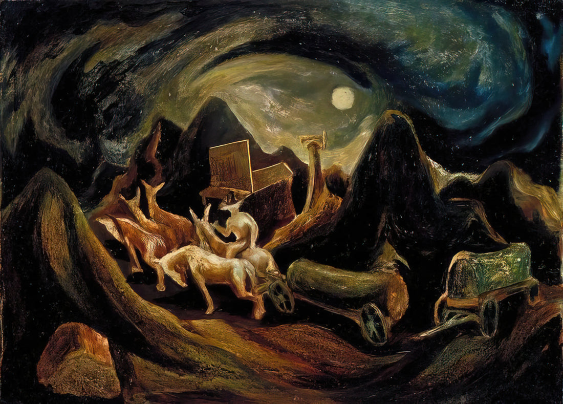 Jackson Pollock 31: Decoding the Masterpiece of Abstract Expressionism - GOING WEST 1935 1 by Jackson Pollock