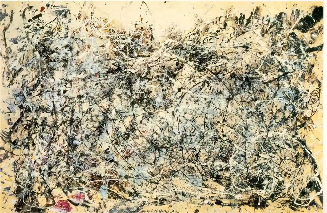 Jackson Pollock Art in Museum Collections: A Curator's Guide to His Iconic Works - NO 1 1948 by Jackson Pollock