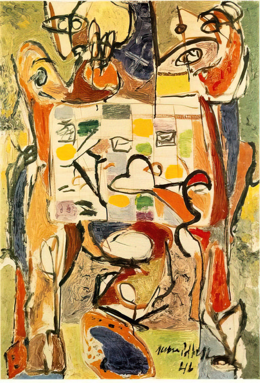 Jackson Pollock No. 16: Decoding the Abstract Expressionist Masterpiece - THE TEA CUP by Jackson Pollock