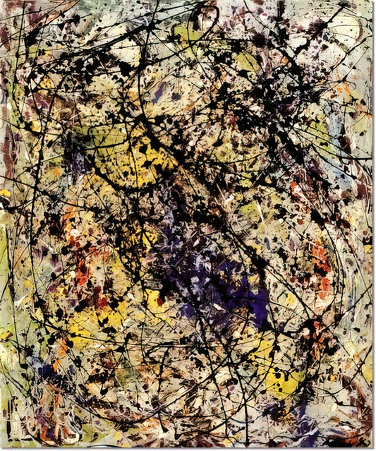 Jackson Pollock Online: A Digital Exploration of the Abstract Expressionist Pioneer - REFLECTIONS OF THE BIG DIPPER 1947 by Jackson Pollock