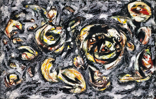 Jackson Pollock Opere Dripping: The Revolutionary Technique That Changed Modern Art - OCEAN GREYNESS 1953 by Jackson Pollock