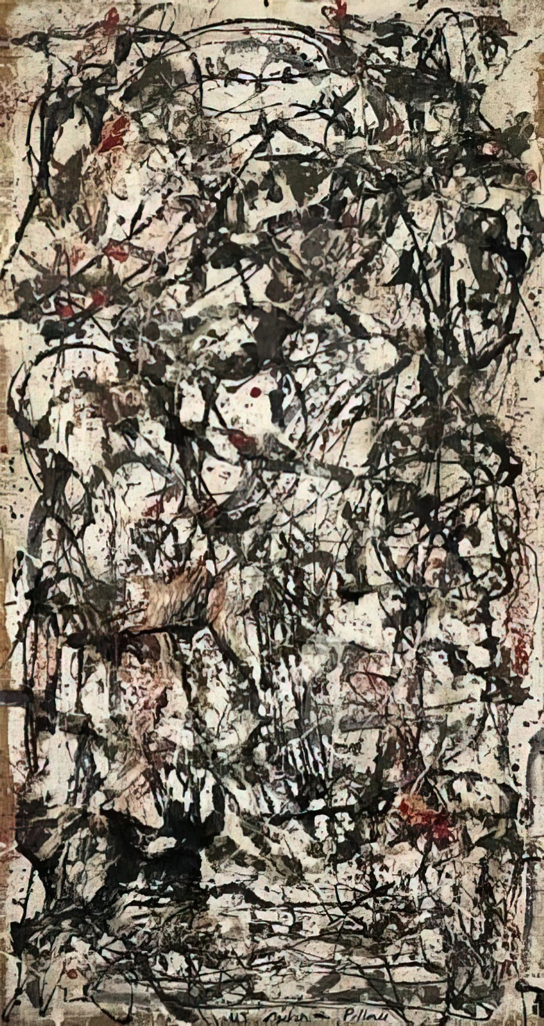 Jackson Pollock Paint Type: The Revolutionary Materials Behind Drip Painting - ENCHANTED FOREST 1947 by Jackson Pollock