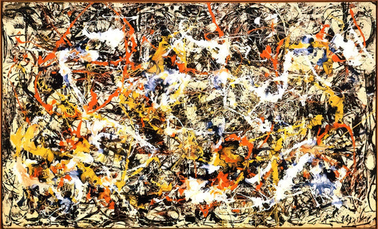 Jackson Pollock Painting Red: The Revolutionary Power of Color in Abstract Expressionism - CONVERGENCE 1952 by Jackson Pollock