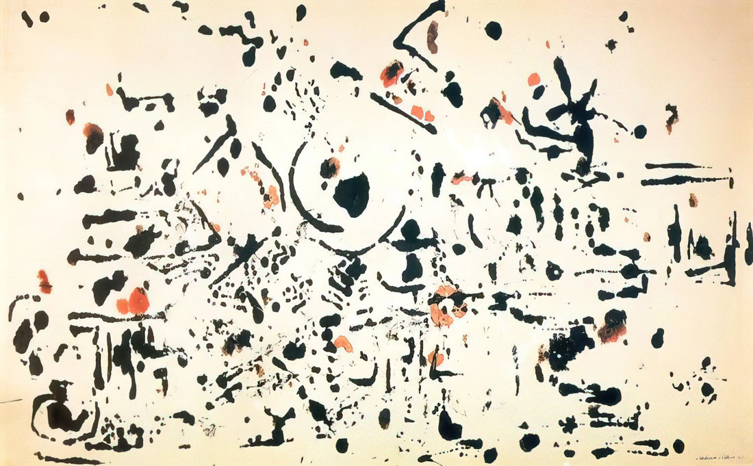 Jackson Pollock Paintings in Museums: A Curated Guide to His Masterpieces - UNTITLED 1951 by Jackson Pollock