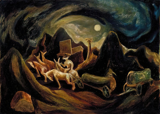 Jackson Pollock: The Revolutionary Force Behind Abstract Expressionism - GOING WEST 1935 1 by Jackson Pollock