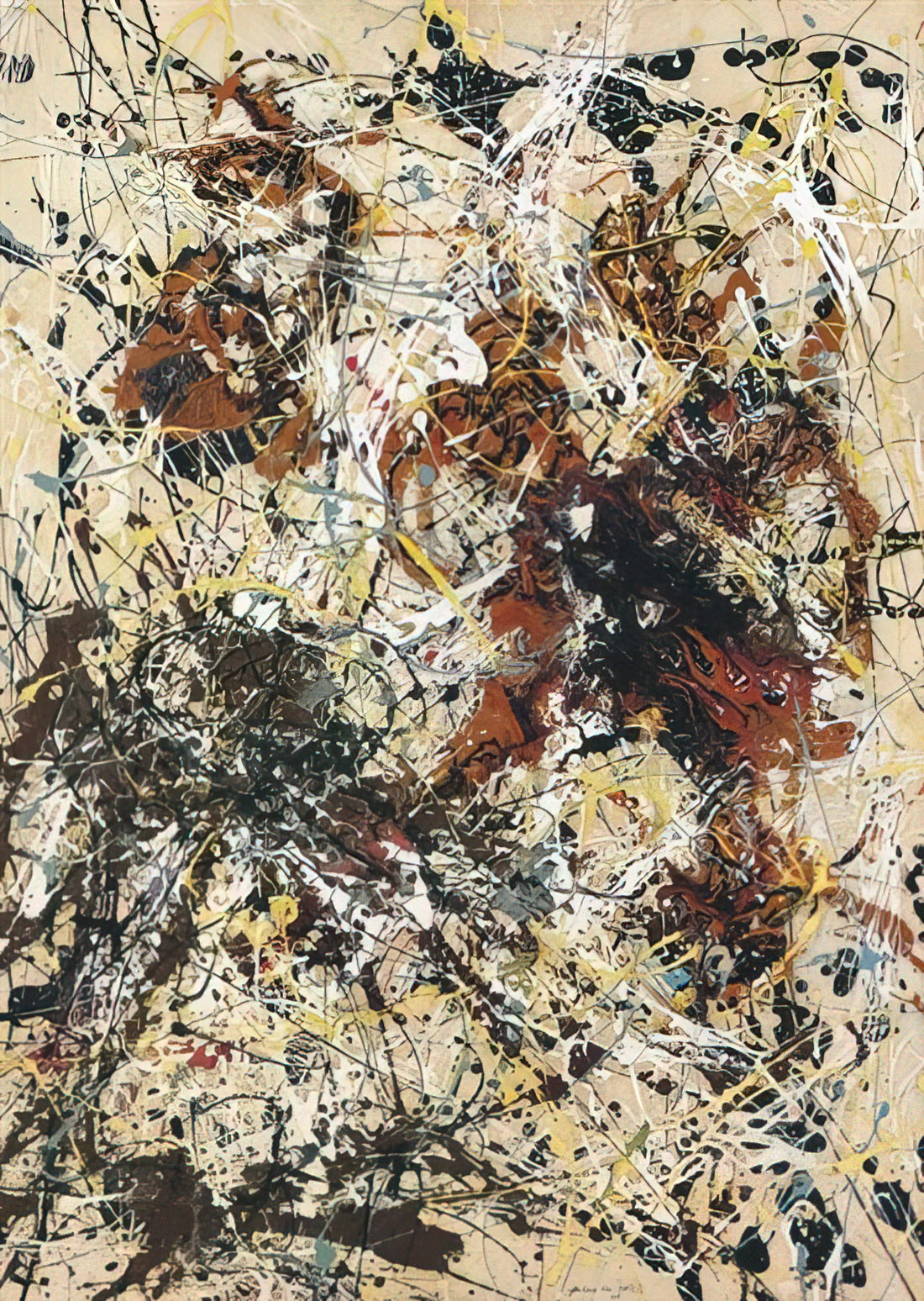 Jackson Pollock: The Revolutionary Force Behind Abstract Expressionism - NUMBER 12 1949 by Jackson Pollock