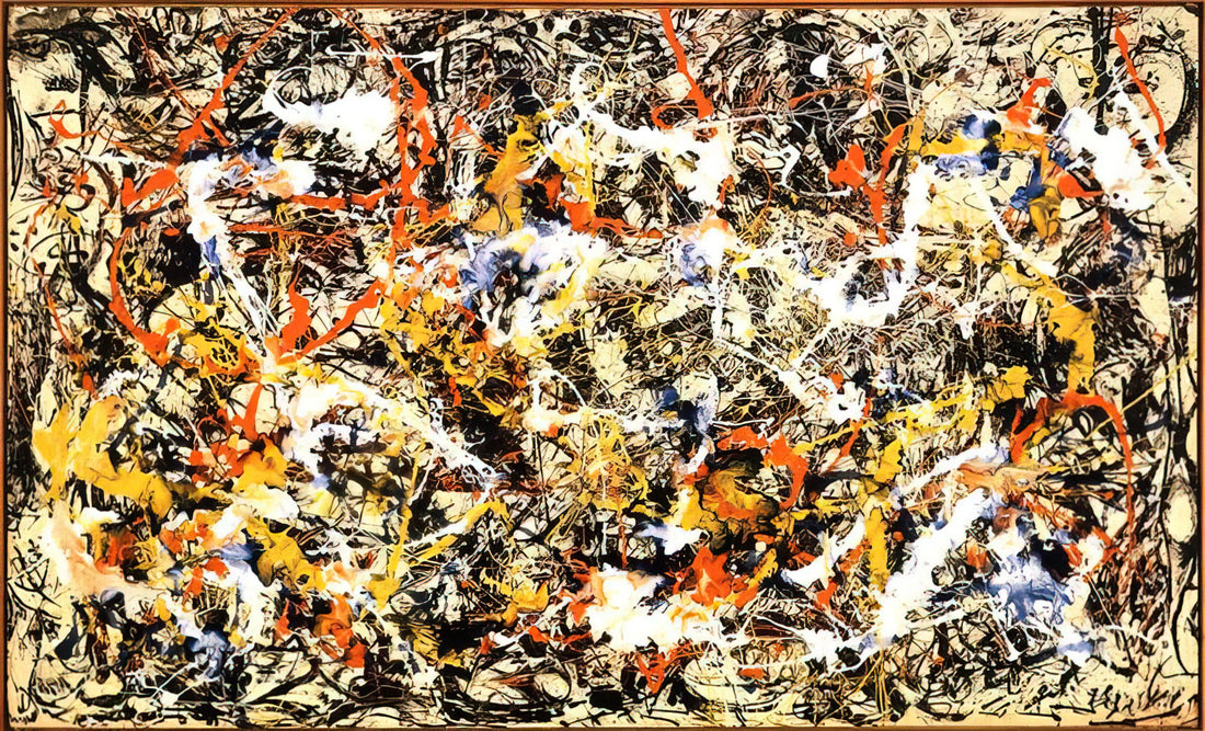 Jackson Pollock's Famous Art: The Revolutionary Drip Paintings That Changed Modern Art - CONVERGENCE 1952 by Jackson Pollock