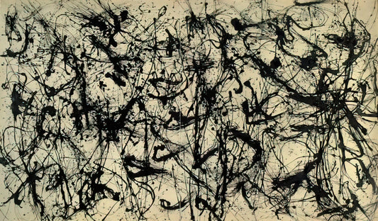Jackson Pollock's Summertime Print: A Guide to the Abstract Expressionist Masterpiece - NUMBER 32 1950 by Jackson Pollock
