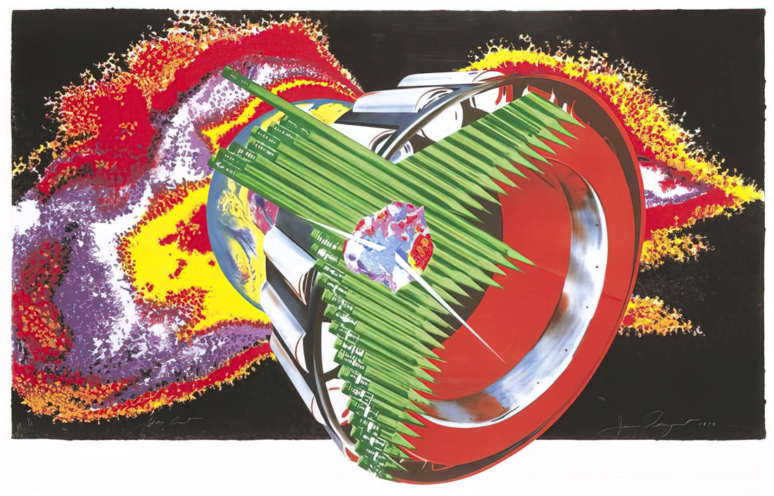James Rosenquist Lithograph: A Collector's Guide to the Pop Art Master's Printmaking Legacy - Space Dust by James Rosenquist