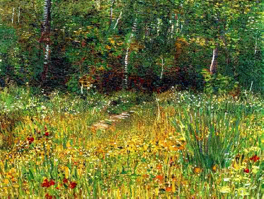 Japanese Prints and Vincent van Gogh: The Transformative Influence of Ukiyo-e on a Master - Park at Asnieres in Spring by Vincent van Gogh