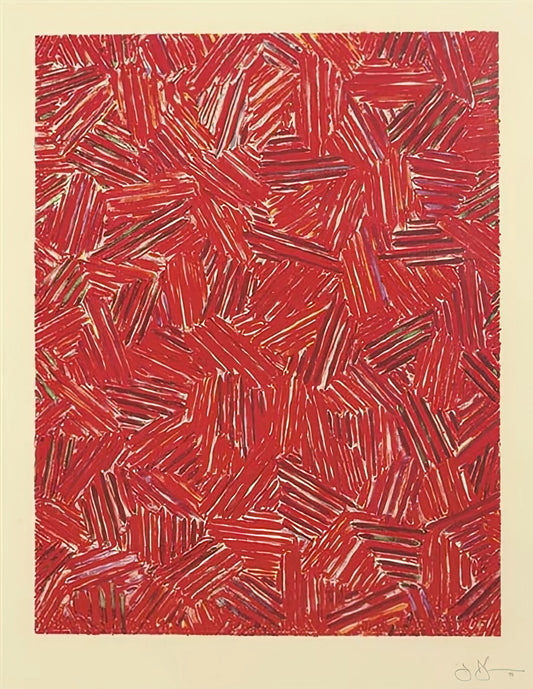 Jasper Johns Flag Poster: Decoding an American Icon in Contemporary Art - CICADA ULAE 219 by Jasper Johns