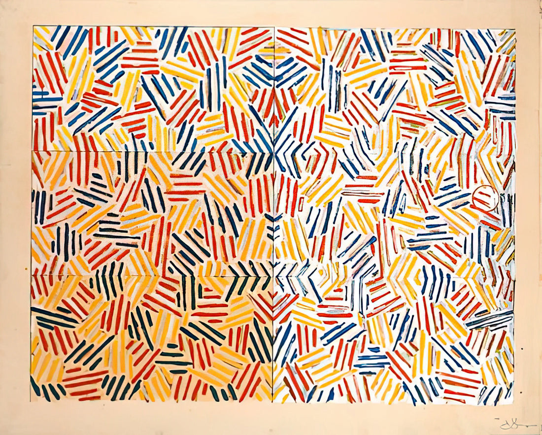 Jasper Johns Number Art: Decoding the Semiotic Revolution in American Painting - CORPSE AND MIRROR 1969 0 by Jasper Johns
