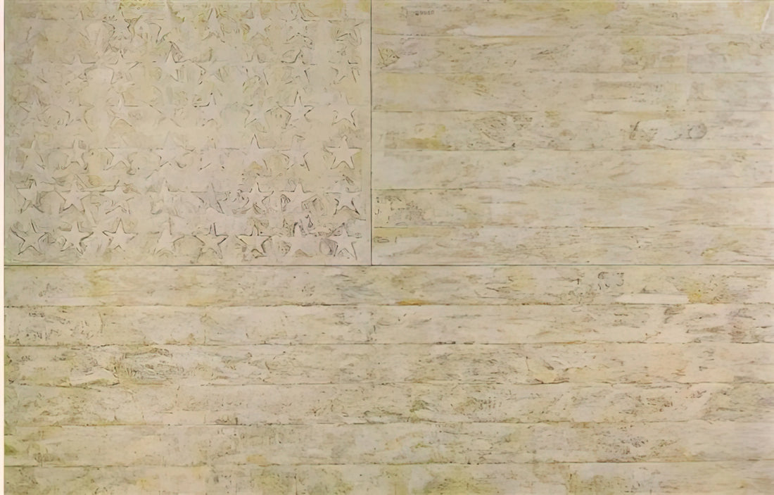 Jasper Johns Paintings Price: A Collector's Guide to Value, History, and Investment - WHITE FLAG by Jasper Johns