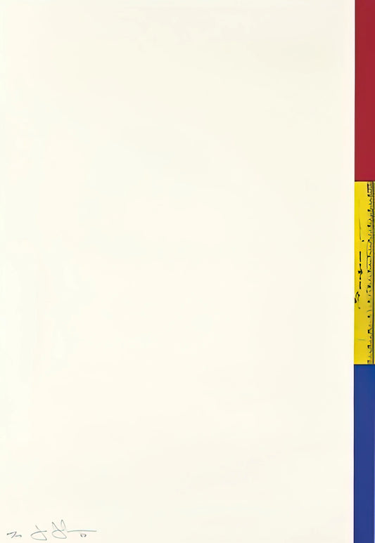 Jasper Johns Works of Art: A Definitive Guide to the Master of Symbols - UNTITLED RULER ULAE 56 by Jasper Johns