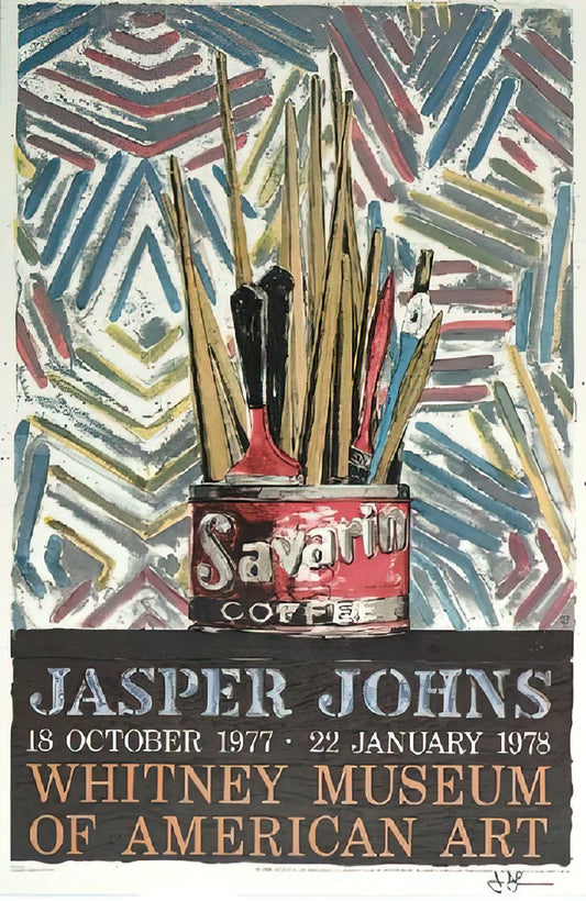Jasper Johns Zero Through Nine: Decoding the Iconic Numeric Series - SAVARIN WHITNEY MUSEUM POSTER by Jasper Johns