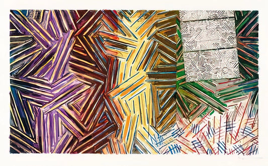 Jasper Johns at The Broad: A Deep Dive into the Artist's Iconic Works and Legacy - BETWEEN THE CLOCK AND THE BED 1989 0 by Jasper Johns