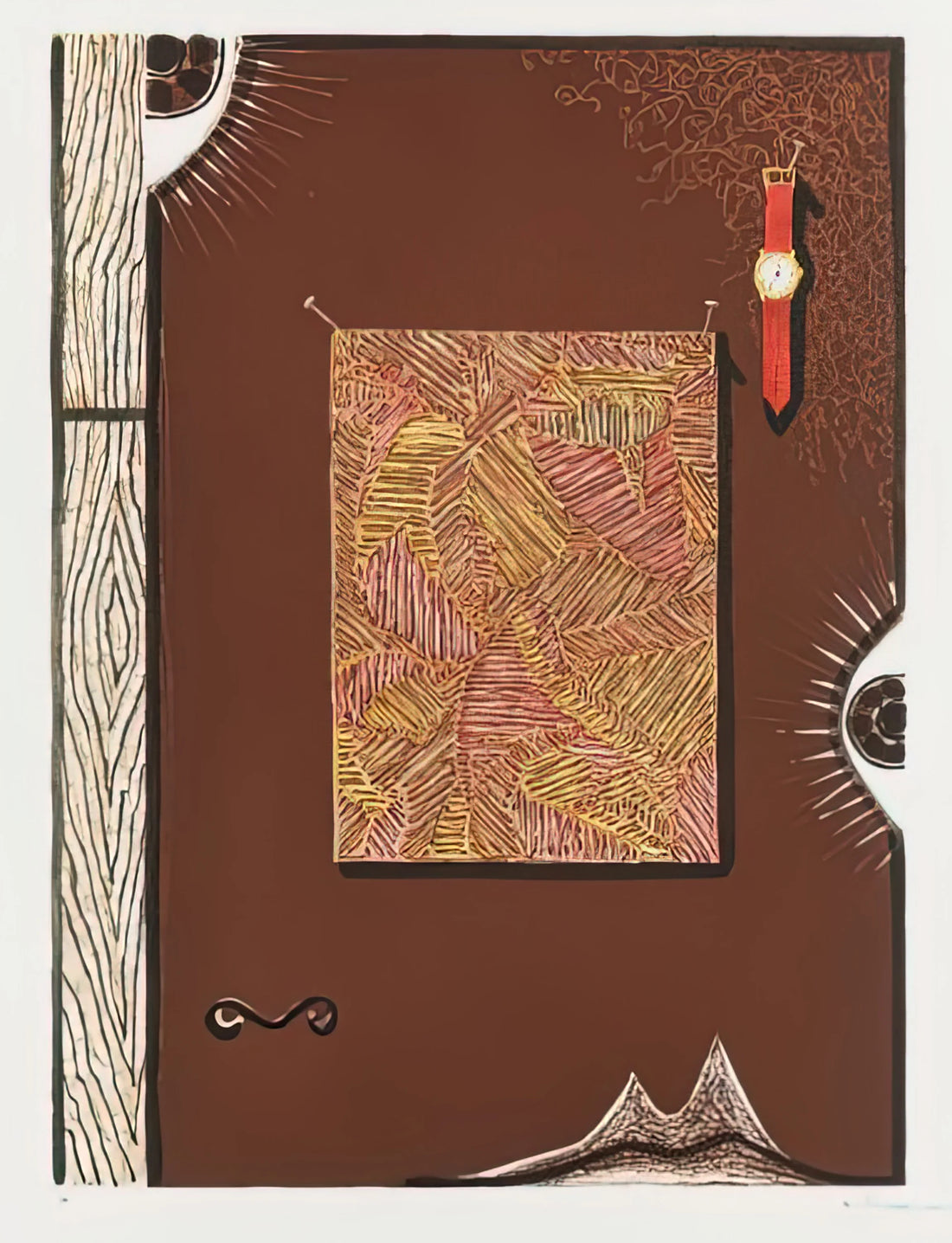 Jasper Johns: Decoding the Master of American Neo-Dada and Pop Art - FACE WITH WATCH 1996 by Jasper Johns
