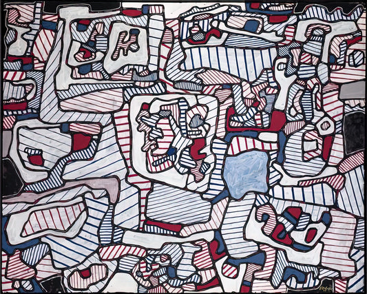 Jean Dubuffet Assemblage Art: The Radical Vision of Art Brut - SITE INHABITED BY OBJECTS 1965 by Jean Dubuffet