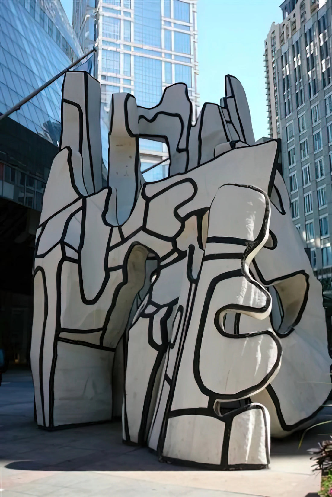 Jean Dubuffet at MoMA: A Radical Vision of Art Brut and Its Enduring Legacy - MONUMENT WITH STANDING BEAST 1984 by Jean Dubuffet