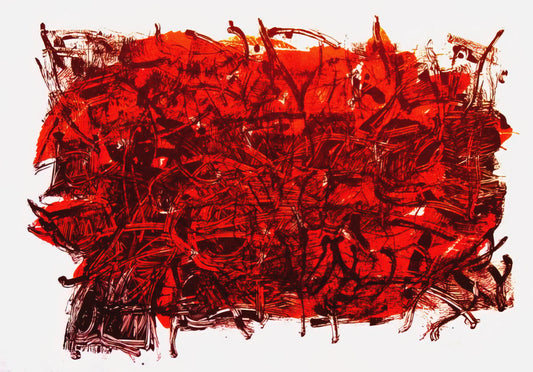 Jean-Paul Riopelle Paintings for Sale: A Collector's Guide to the Canadian Abstract Master - Leaves III by Jean-Paul Riopelle